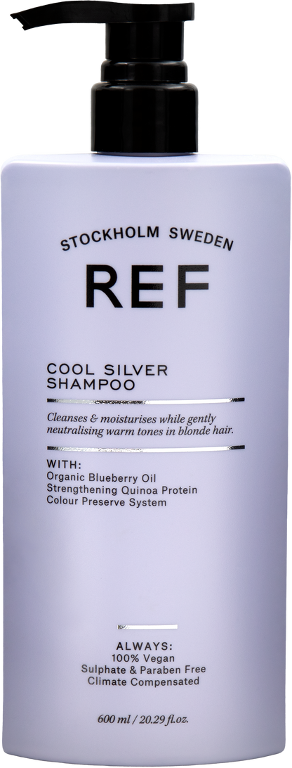 REF Stockholm Cool Silver Shampoo bottle 600ml