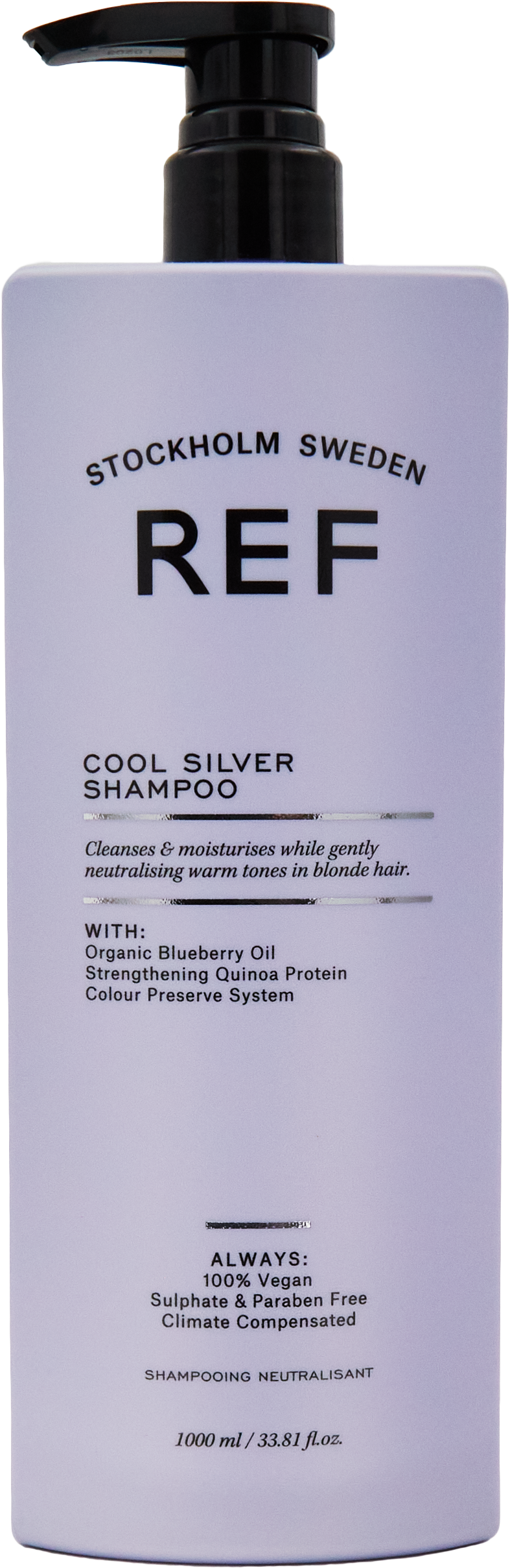 REF Stockholm Cool Silver Shampoo bottle 1000ml